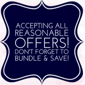 Any and all reasonable offers are considered!